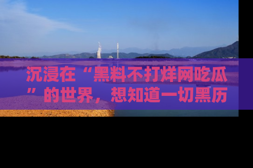 沉浸在“黑料不打烊网吃瓜”的世界,想知道一切黑历史与内幕信息的网站!
