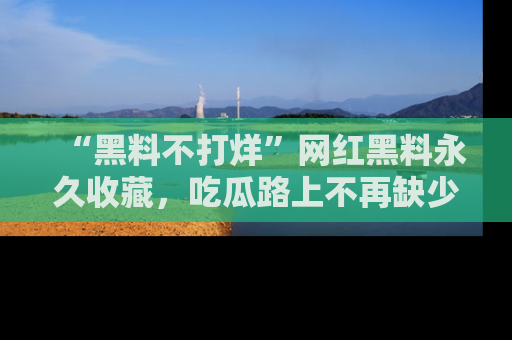 “黑料不打烊”网红黑料永久收藏,吃瓜路上不再缺少惊喜与乐趣