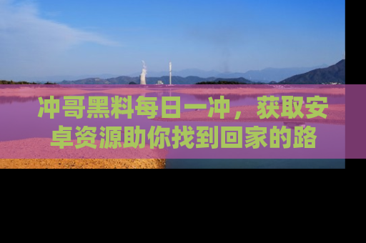冲哥黑料每日一冲,获取安卓资源助你找到回家的路