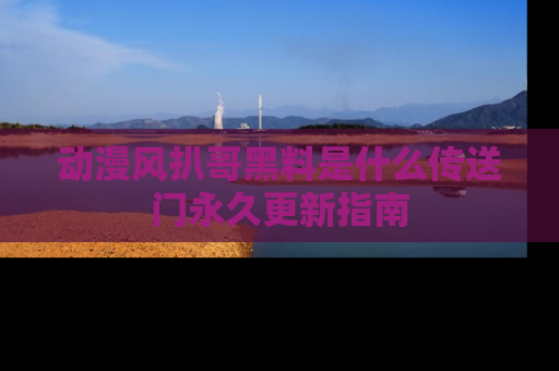 动漫风扒哥黑料是什么传送门永久更新指南