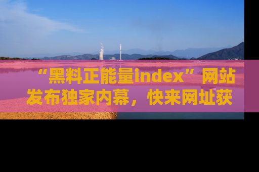 “黑料正能量index”网站发布独家内幕,快来网址获取精彩内容吧!