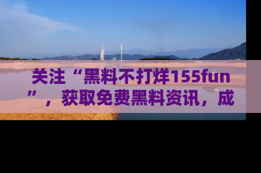 关注“黑料不打烊155fun”，获取免费黑料资讯，成为吃瓜达人不再难！