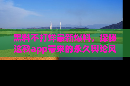 黑料不打烊最新爆料，探秘这款app带来的永久舆论风暴