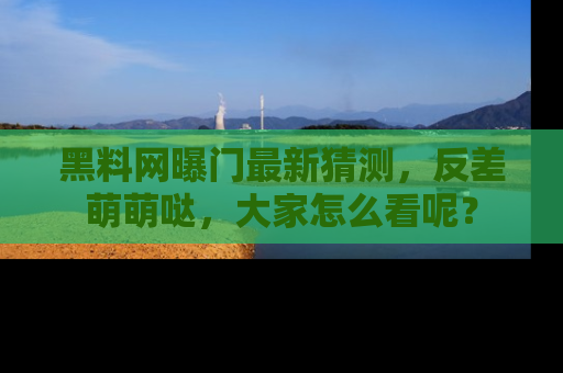 黑料网曝门最新猜测，反差萌萌哒，大家怎么看呢？