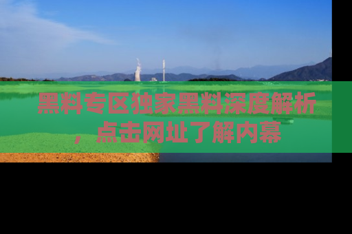 黑料专区独家黑料深度解析，点击网址了解内幕