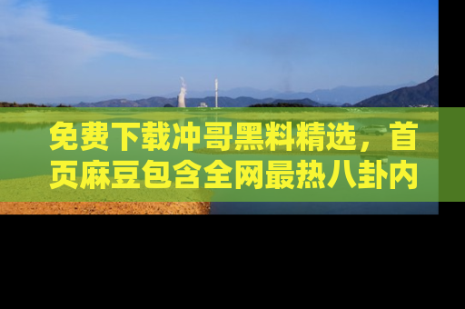 免费下载冲哥黑料精选,首页麻豆包含全网最热八卦内容