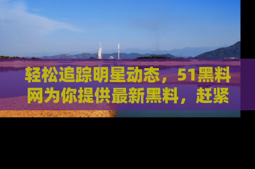轻松追踪明星动态,51黑料网为你提供最新黑料,赶紧访问网址观看!