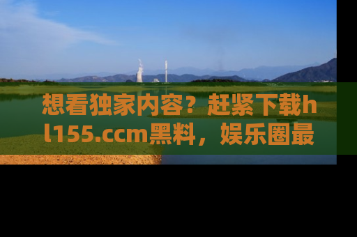 想看独家内容?赶紧下载hl155.ccm黑料,娱乐圈最劲爆的新闻一手掌握!