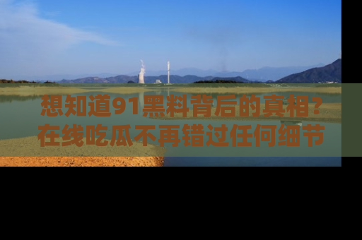 想知道91黑料背后的真相？在线吃瓜不再错过任何细节